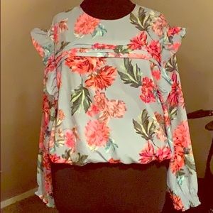 NWT Ella Moon ruffled blouse XL